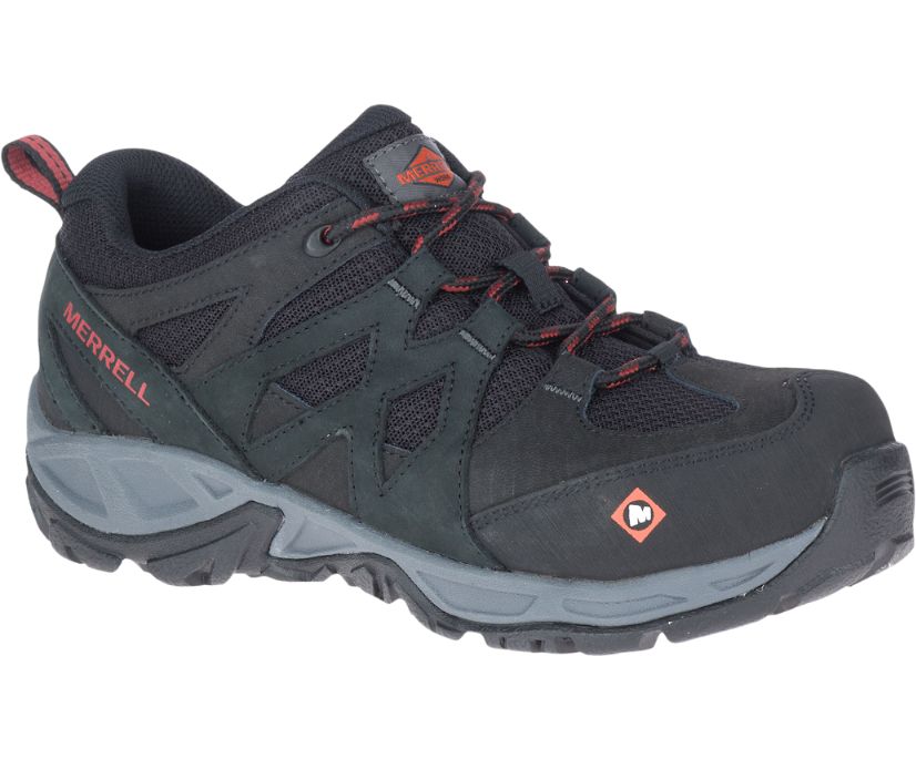 Buty Merrell Siren Alloy Toe - Buty Robocze Damskie Merrell - Czarne [QVEKW-6734]